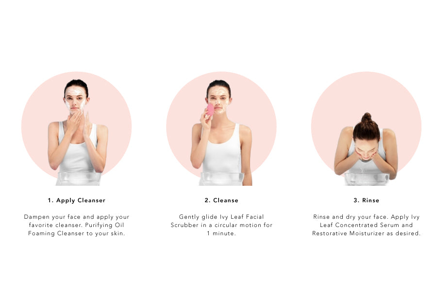 Ivy Leaf® Facial Scrubber